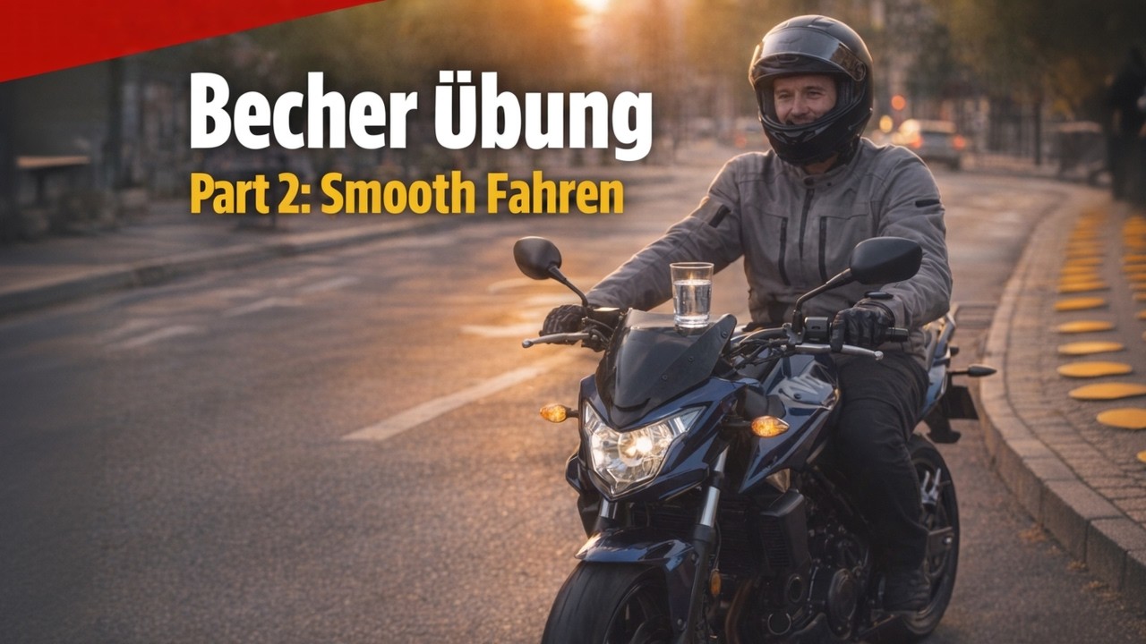 Übung der Woche: Becher-Übung – smooth fahren